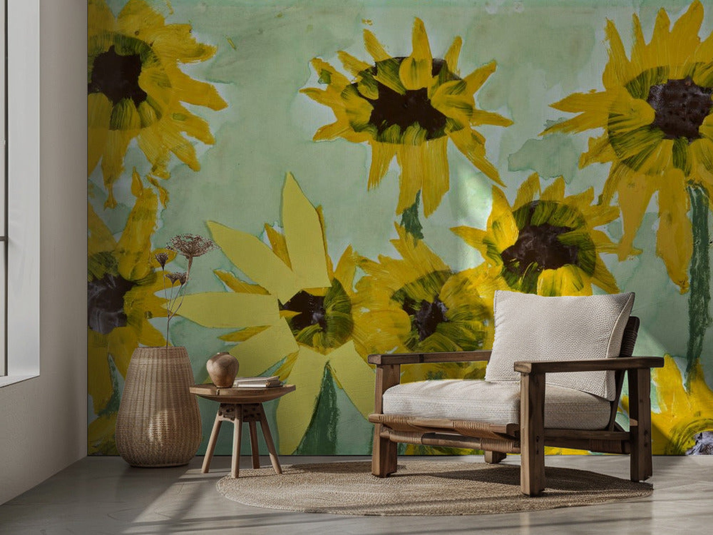 Konst Sunflowers By James Hefer – kvalitetsprodukt för ett vackrare och mer hållbart hem
