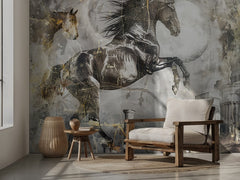 Mythological Horse Moonlight