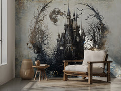 Moonlit Haunted Castle