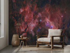 Red Cosmic Nebula