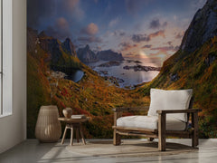 Autumn Fjord Sunset