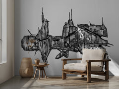Futuristic Sci-Fi Starship