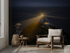 Guiding Lighthouse At Night