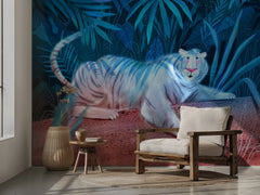 Blue Jungle White Tiger