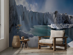 Frozen Winter Waterfall