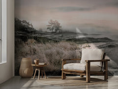 Misty Winter Shore