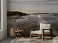 Misty Coastal Serenity