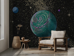 Swirling Cosmic Planet
