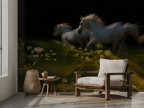 Duel - Hest i bevegelse fototapet miljöbild 2
