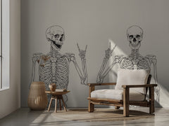 Rock and Peace Skeletons