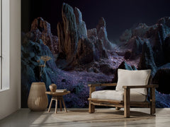 Cosmic Gemstone Landscape