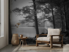Misty Lakeside Pines