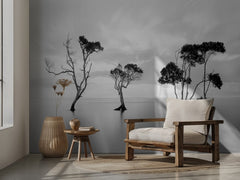 Serene Water Trees