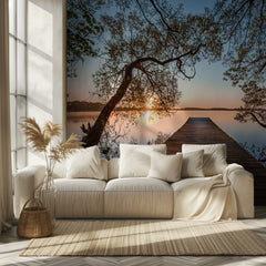 Serene Lake Sunset
