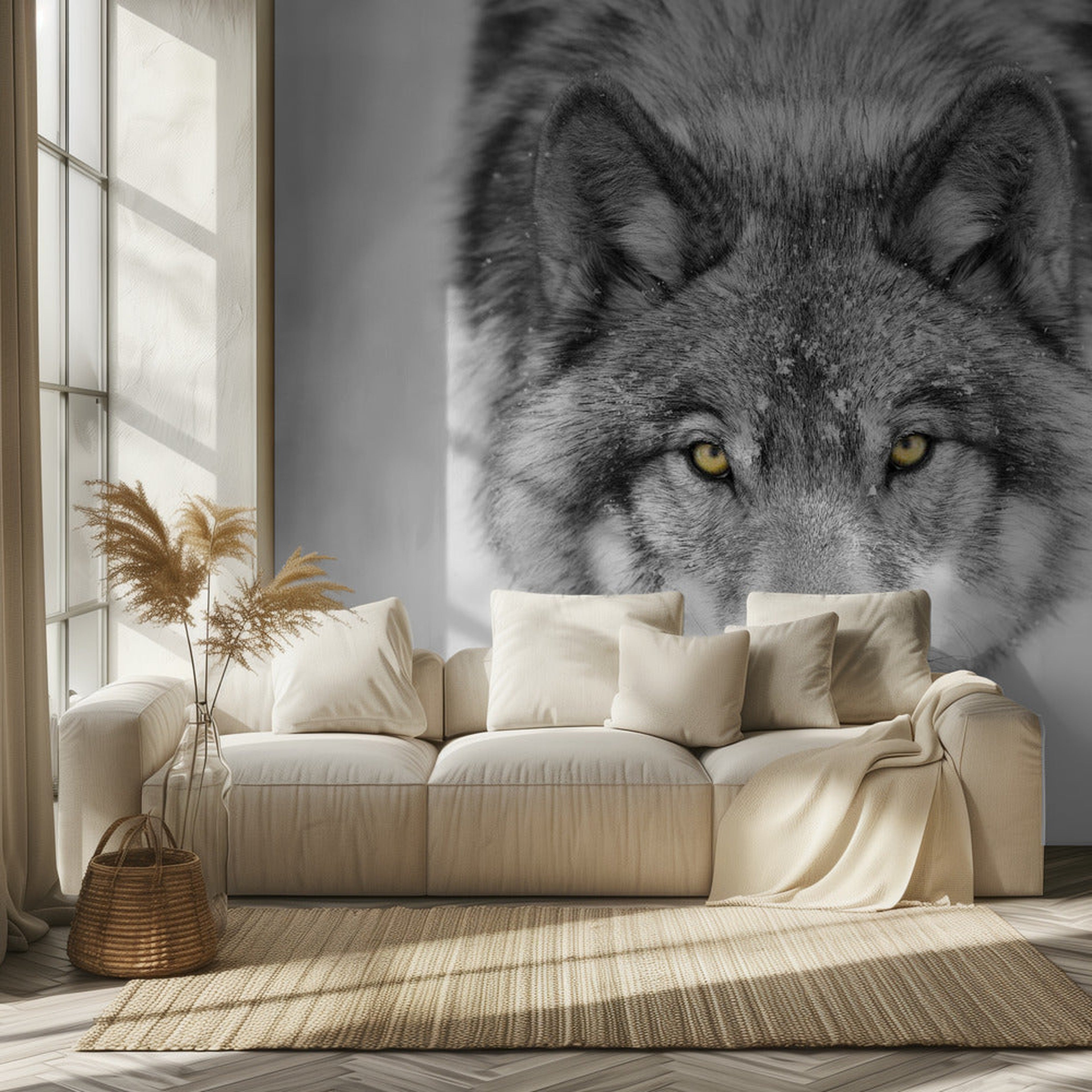 Yellow eyes - Timber Wolf