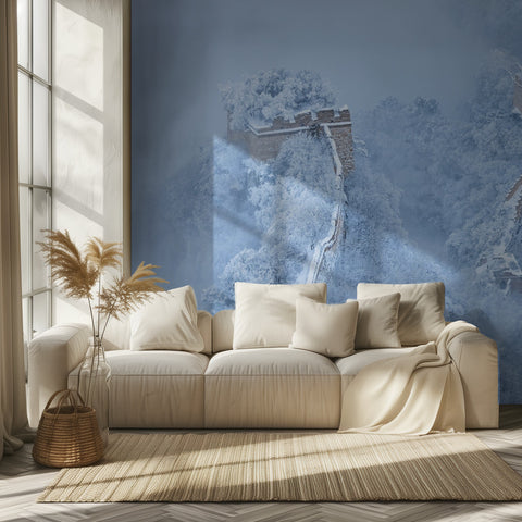 The Great Wall in ice and snow