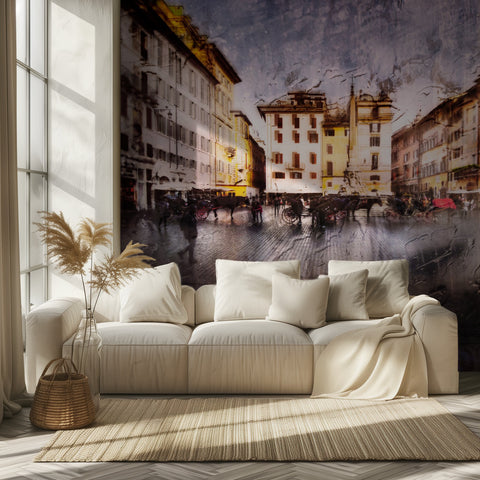 Piazza della Rotonda after the rain