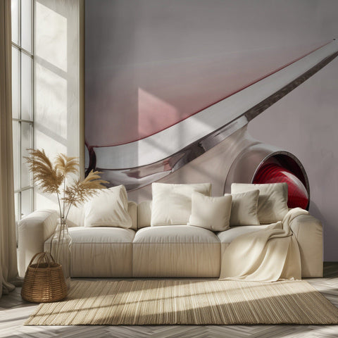 US classic car 1959 Electra tail fin abstract