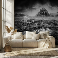 Frozen Mountain Landscape
