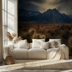 Golden Desert Landscape