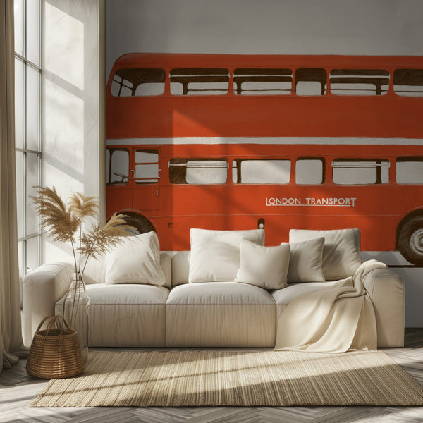 Red English Bus bild 3