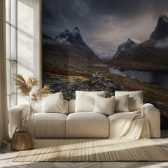 Dramatic Mountain Valley Lake