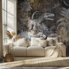 Barnrum Kids Wall Art 05 – Dinosaurie-fototapet som väcker äventyrslust – fototapet med unikt motiv som skapar en inspirer...
