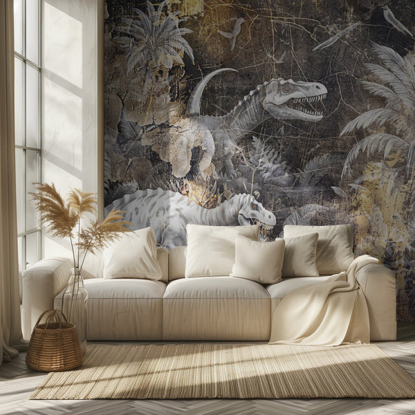 Kids Wall Art 05 – Dinosaurie-fototapet som väcker äventyrslust bild 2