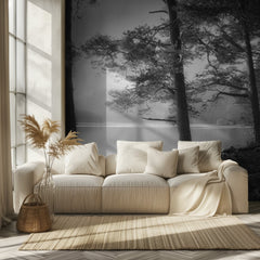 Misty Lakeside Pines