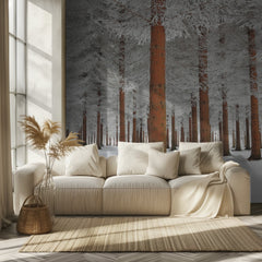 Snowy Evergreen Forest