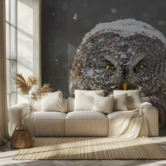 Djur Great Grey Owl Winter Portrait – kvalitetsprodukt för ett vackrare och mer hållbart hem