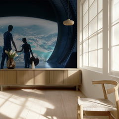 Father Daughter Space View