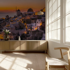 Oia Santorini Sunset Glow