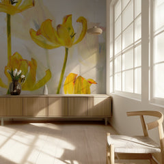 Flowering tulips