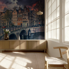 Amsterdam Canal Sunset