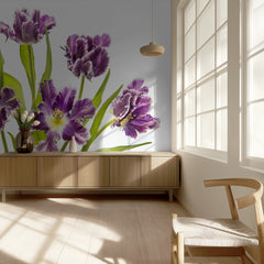 Vibrant Purple Tulips