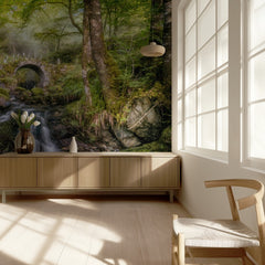 Enchanted Forest Stream Bridge