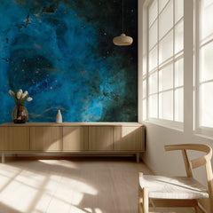 Glowing Blue Nebula