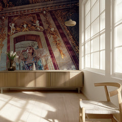 Regal Woman Opulent Palace