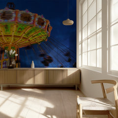 Colorful Swing Ride Night