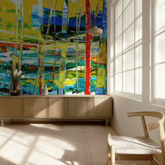Vibrant Abstract Landscape