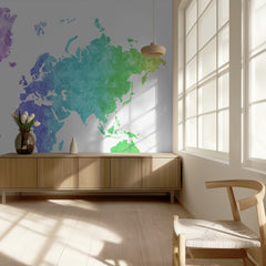 Rainbow World Map