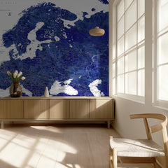 Watercolor Europe Map