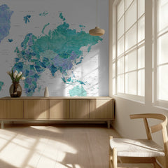 Watercolor World Map