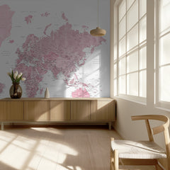 Blush World Map