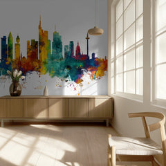 Vibrant Frankfurt Skyline