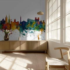 Vibrant Newcastle Skyline