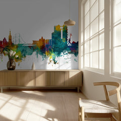 Halmstad Sweden Skyline