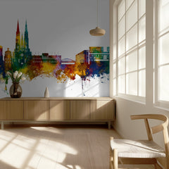 Uppsala Colorful Skyline