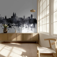 Watercolor Liverpool Skyline